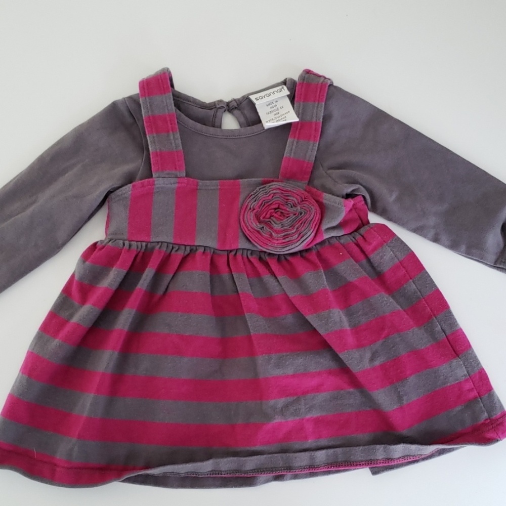 Savannah long sleeve infant dress